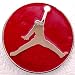 Chrome / Red Enamel Air Jordan Logo Belt Buckle Jumpman Image