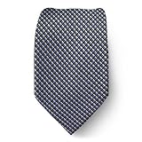MK-360 - Brand Name Designer Michael Kors Silk Tie - Chocolate - Blue