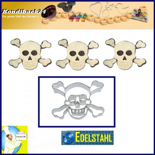 Ausstechform Totenkopf Edelstahl Spülmaschienen 