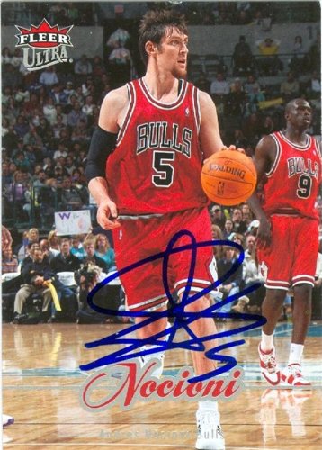 Andres Nocioni Autographed/Hand Signed Basketball Card (Chicago Bulls) 2007 Fleer Ultra #26