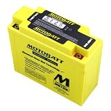 12 Volt 9 Ah MotoBatt MB7BB Sealed Maintenance Free AGM Battery by MotoBatt