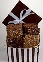 "Nana's Gourmet Brownie Sampler" Filled with 2.50 Pounds of Nana's Gourmet Brownies. SPECIAL GIFT PACKAGING for FATHER'S DAY, BIRTHDAYS & ALL-OCCASION Themes!!