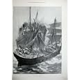 1900 SHIP WRECK CRUISE LINER CRASH ACCIDENT SEA ART