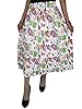 Women's Knee Length Gypsy Boho Skirt Colorful Floral Printed Skirts