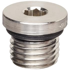 arker 8 HP5ON-SS 316 Stainless Steel Hex Head Plug with Oring 7/16 - 20 Male S/T