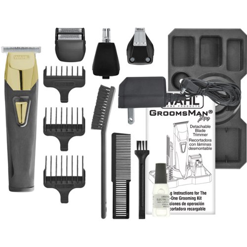 Rechargeable GroomsMan T-Pro Grooming Kit with T-Blade