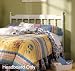 White Cameo Headboard - Full