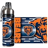 Chicago Bears - NFL 24oz Stainless Steel Water Bottle with 360&Acirc;&ordm; Wrap