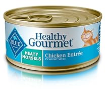 Blue Buffalo Meaty Morsels Chicken Wet Cat Food, 5.5 oz Can, Pack of 24
