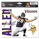 Jared Allen - Minnesota Vikings 5x6 Cling Decal