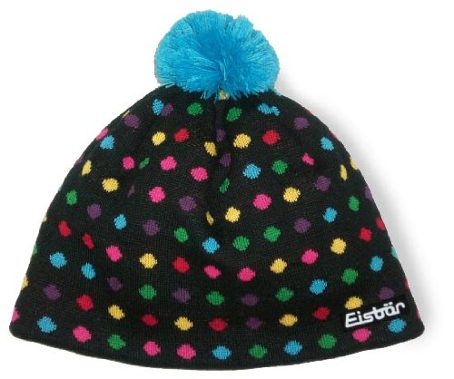 Eisb&auml;r Herren M&uuml;tze Dots Pompon, schwarz