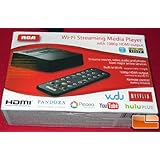 RCA Wi-fi Streaming Media Player DSB772E with 1080p HDMI output