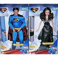 Superman Returns Superman Ken and Lois Lane Barbie Doll Set Individually Boxed
