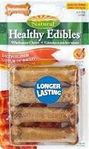 Nylabone Healthy Edibles Petite Bacon Flavored Dog Treats, 8 Count
