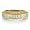 14K Yellow Gold Vermeil Princess-Cut Channel-Set Cubic Zirconia CZ Ring - Women's Valentine Engagement Ring Size 5