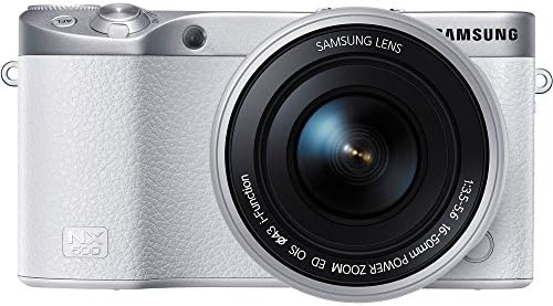 Samsung NX500 Mirrorless Digital Camera with 16-50mm Power Zoom Lens (White) 16GB Bundle 7PC Accessory Kit. Includes SanDisk 16GB Extreme SDHC Memory Card + 3PC Filter Kit (UV-CPL-FLD) + MORE