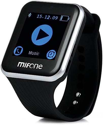 Auzewi Smar tBluetooth Watch Alarm Record Stopwatch Call Music Playing Pedometer Function