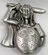 Two Part Amazon Moveable Shield Belt Buckle