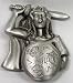 Two Part Amazon Moveable Shield Belt Buckle