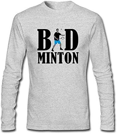 Badminton Men 100% Cotton Short Sleeve T-Shirt