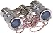 LaScala Optics CARMEN Opera Glasses - Platinum Body, Silver LSC3x25-LSC-06