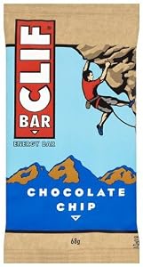 Clif Bar Energy Bar, Chocolate Chip, 2.4-ounce Bars, (Pack of 12 Energy Bars)