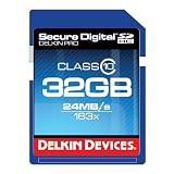 Delkin 32 GB Secure Digital (SD) PRO Class 10 163X Memory Card DDSDPRO3-32GB