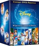 Coffret Grands Classiques Disney - Exclusivité Amazon.fr (Bambi, Pinocchio, Bernard et Bianca, Dumbo, Les Aristochats, Merlin l'enchanteur, Robin des bois, Rox et Rouky)