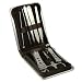 APAS 8-IN-1 Stainless Steel Personal Manicure & Pedicure Tools Travel Grooming Kit Coffee RS.2055.00