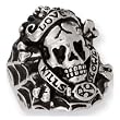 Ed Hardy Ring Skull Stainless Steel - Size 9