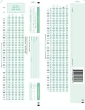 CNC INC V3 Compatible with ScantronTM 882-E 100 Question OCR OMR Test Form
