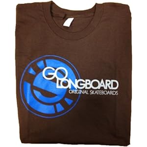 Original Longboards Go Longboard T-shirt - Brown - Large