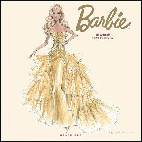 Barbie Fashion Model Collection Wall Calendar 2011