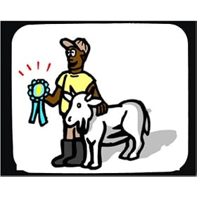 Decorated Mouse Pad with man, human, body, individuals, individual, persons, winner, goat, fair, humans, people, person, prize