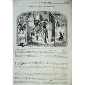 English Songs Melodies Music Score Sheet Charles Mackay