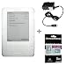 Clear Semi-transparent Amazon Kindle 2 E-Book Reader Silicone Rubber Skin Case + Kindle2 Travel Charger + FREE Kindle2 Anti Scratch LCD Screen Protector