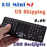 Buy 2.4 Ghz Rii Touch N7 Mini Wireless Full Qwerty Keyboard RT-MWK03