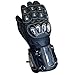 EXCALIBUR BLACK LEATHER CARBON & STEEL ARMOR MOTORCYCLE GLOVES