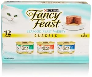Fancy Feast Gourmet Seafood Variety, Cat Food Canned 12 ea Fancy Feast Gourmet Seafood Variety, Cat Food Canned 12 ea