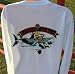 Rodeo Beach Saltwater Cowboy Up on Shark Long Sleeve White
