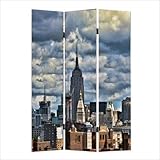 IMAGE OF ZUO Skyline Canvas Print Folding Screen