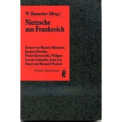 Nietzsche aus Frankreich. ( Ullstein Materialien).