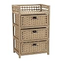 Whitney Design Paper Rope 3 Drawer Chest Natural