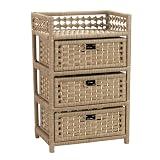 Whitney Design Paper Rope 3 Drawer Chest Natural