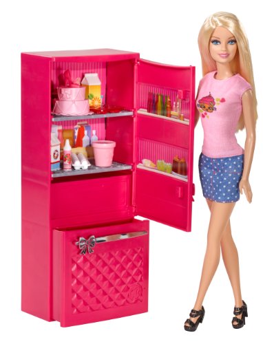 Barbie doll and fridge set