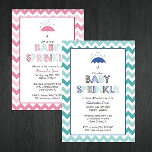 Baby Sprinkle Invitations - Baby Sprinkle - Baby Shower Invitations - Baby Sprinkle Invitation - 10 Print Package
