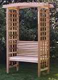 All Things Cedar Little Italy 4ft. Red Cedar Arbor Bench