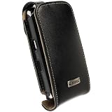 Krusell Orbit Flex Multidapt Leather Case with Ratchet Swivel Clip for BlackBerry Storm 9500, 9530 (Black)