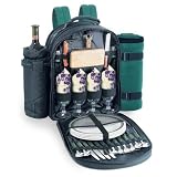 Yukon Insulated Backpack with Blanket, Duffle, and Service for 4