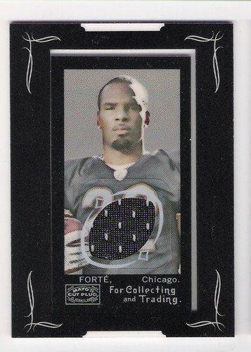 MATT FORTE 2008 Topps Mayo Relic JERSEY RC Rookie Card Chicago Bears Football